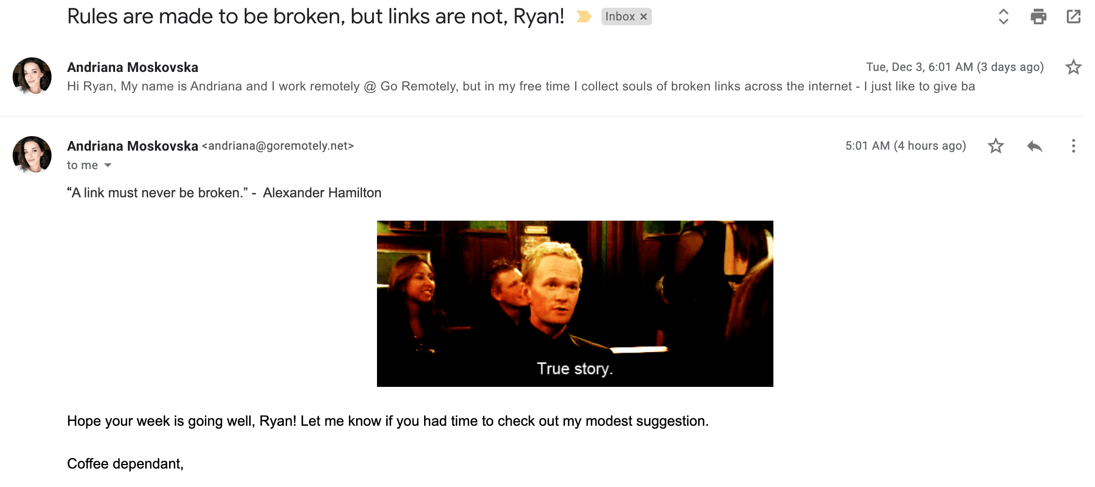 Great Blog Outreach Follow Up