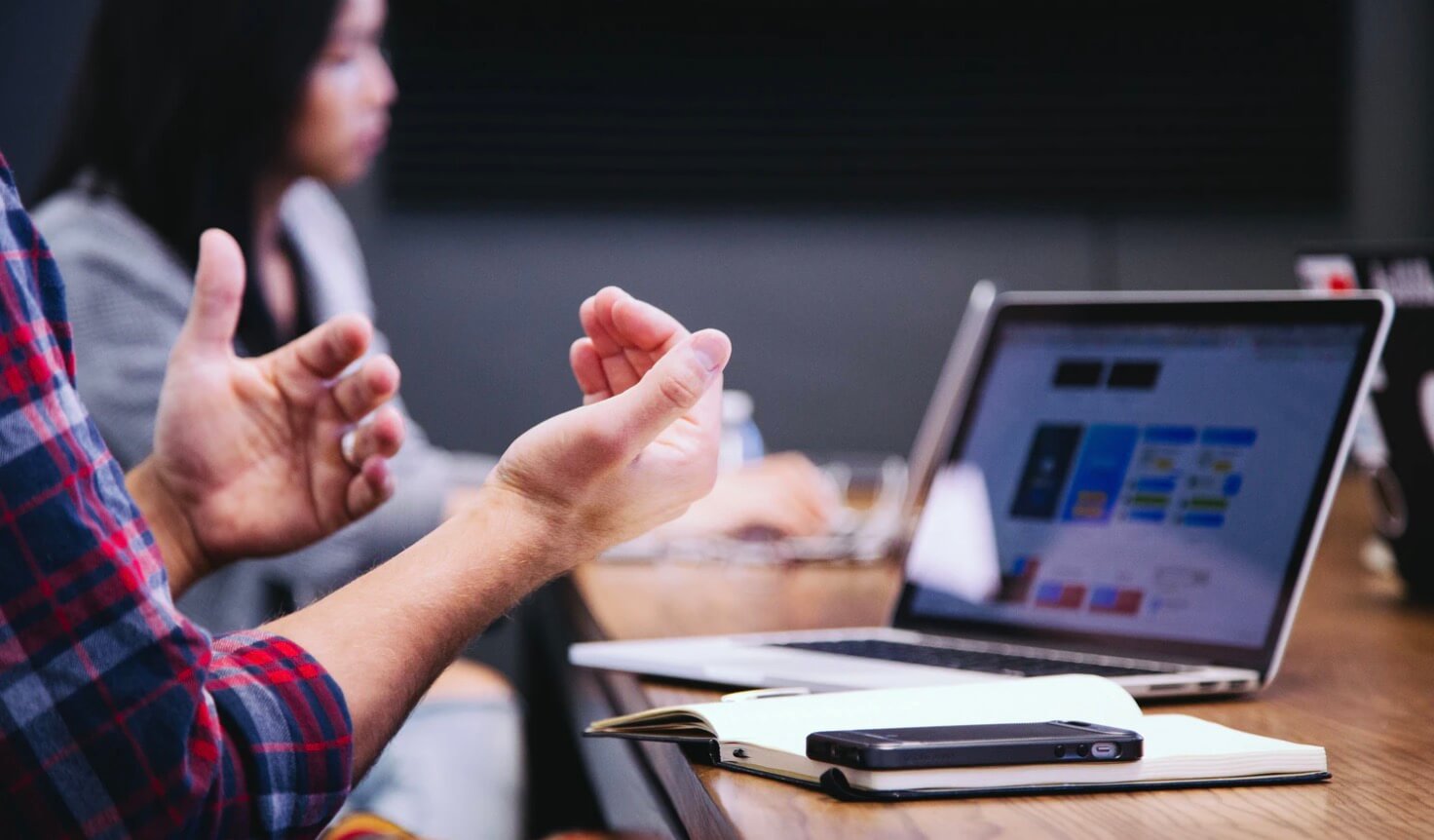 Using Social Media in Your Blog Marketing Strategies (Image of Computer with Social Media Sites)