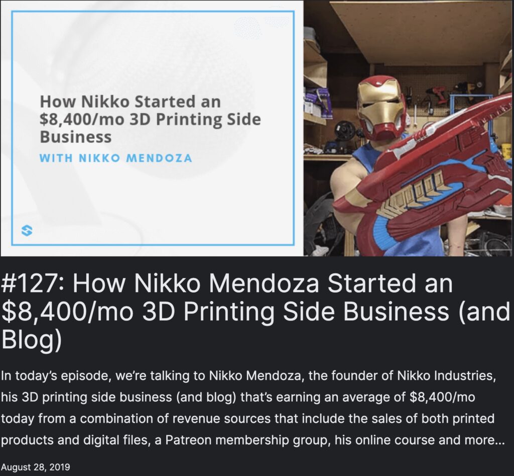 Podcast Episode Name Idea (ryrob Example) Screen Shot