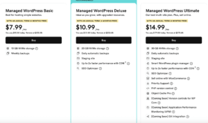 GoDaddy Pricing Plans Comparison