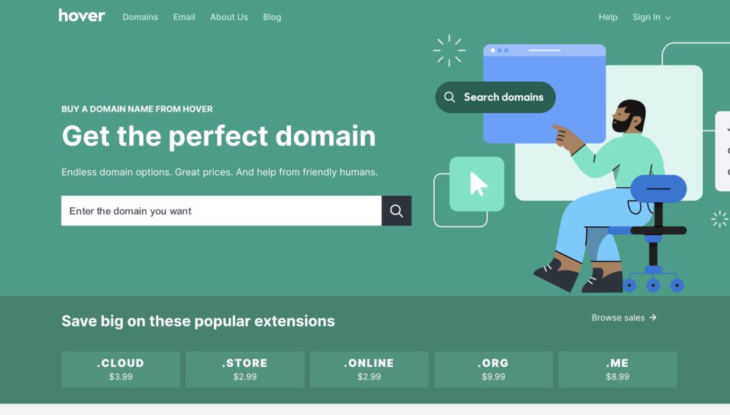 9 Best Domain Registrars - Hover