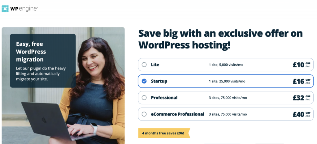 WP Engine Homepage Screenshot