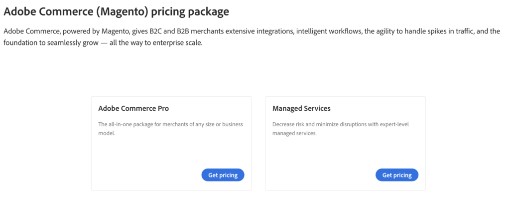 Best Ecommerce Website Builders - Adobe Commerce