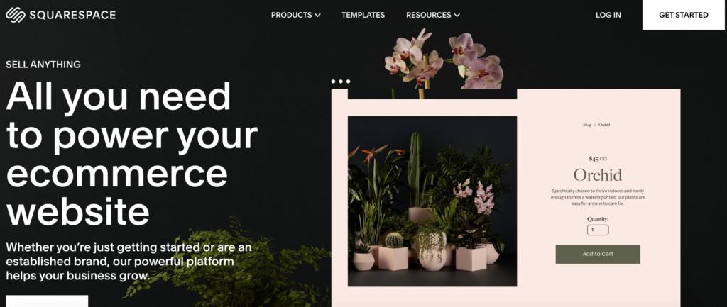 Best Ecommerce Website Builders - Squarespace