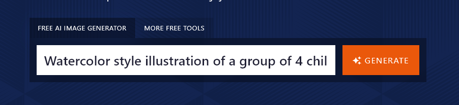 Example of an AI Image Generator in Action (watercolor style illustration)