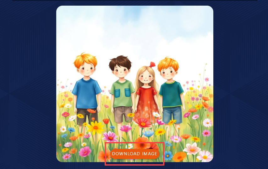 How to Download AI Image from Free AI Image Generator Tool on ryrob