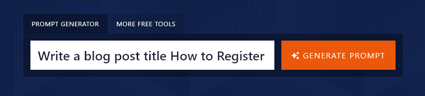 Entering a Basic Prompt Into the AI Prompt Generator