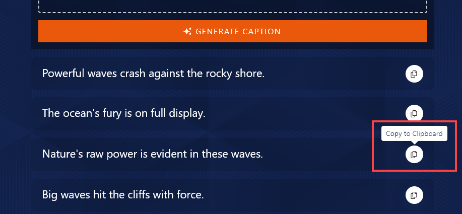 Copying Your Favorite Caption With the Image Caption Generator