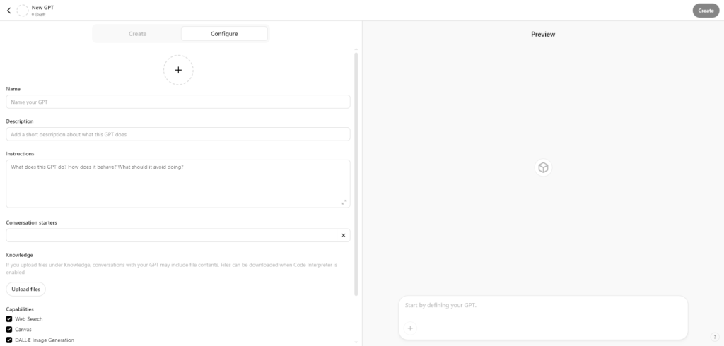 Creating a New GPT Using ChatGPT, to Bring Your Tool to Life