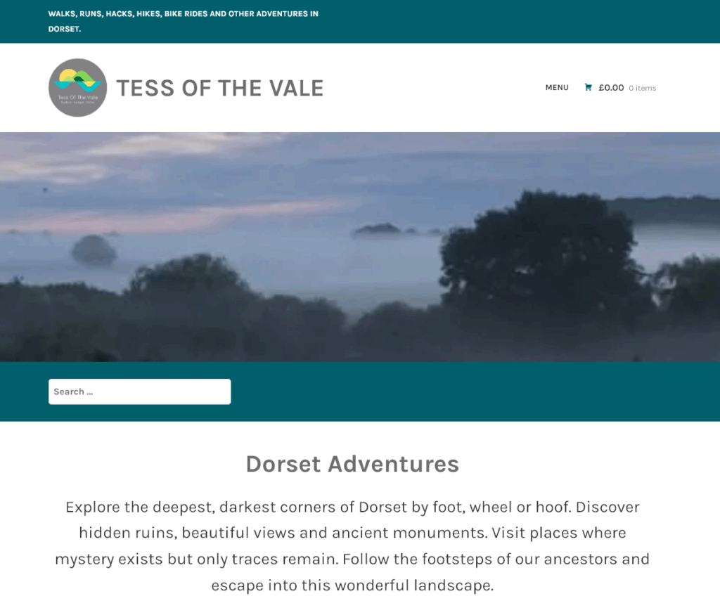 Tess of the Vale Homepage (Ninth Free Blog Review)