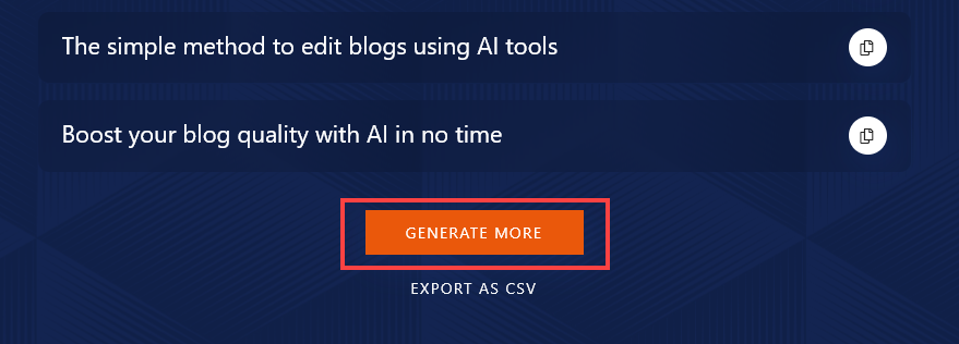 Generating More Titles With the YouTube Video Title Generator